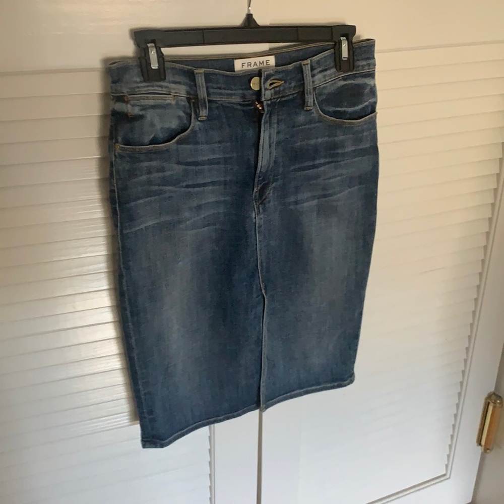 Frame Jean Skirt